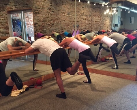 Melissa in fitness class