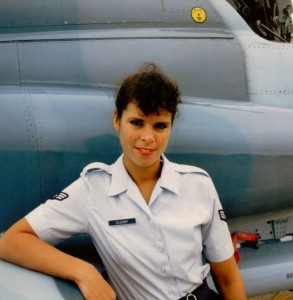 Debbie O'Leary, sergeant, U.S. Air Force, 1988-1995, public affairs specialist