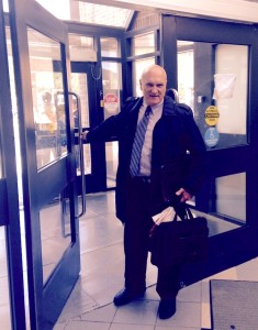 DM Greg Sanford gets his foot in the door by spending time with his customers.