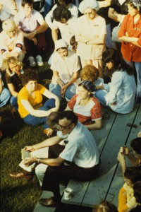 In 1976, the company was a lot smaller, allowing Mr. Cook to hold all-company meetings in an informal setting.