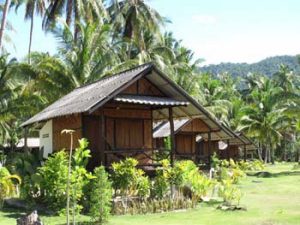 Belinda called this hut home for nine months while she wrote a book.