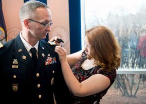 In 2014, Tori participated in her father's promotion ceremony as he reached the rank of colonel in the U.S. Army.